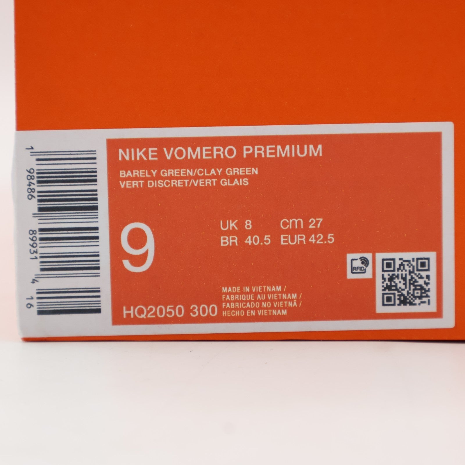 HQ2050-300 Nike Vomero Premium Barely Volt (Men's)
