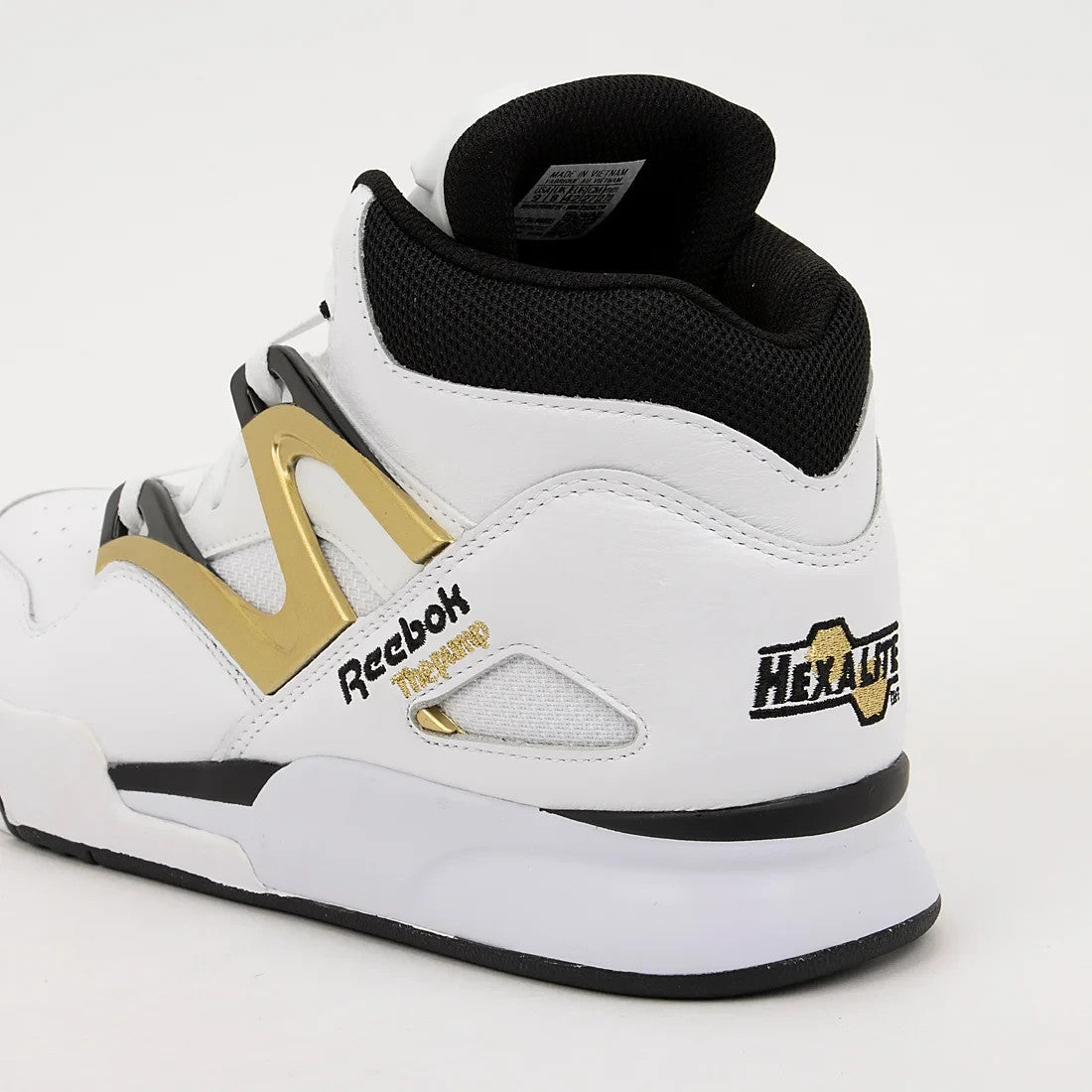 100255529 Reebok Pump Omni Zone 2 White Metallic Gold (Men's)