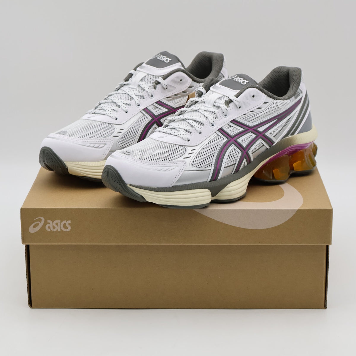 1203A591-100 Asics Gel-Kinetic Fluent White Truffle Grey (Men's)