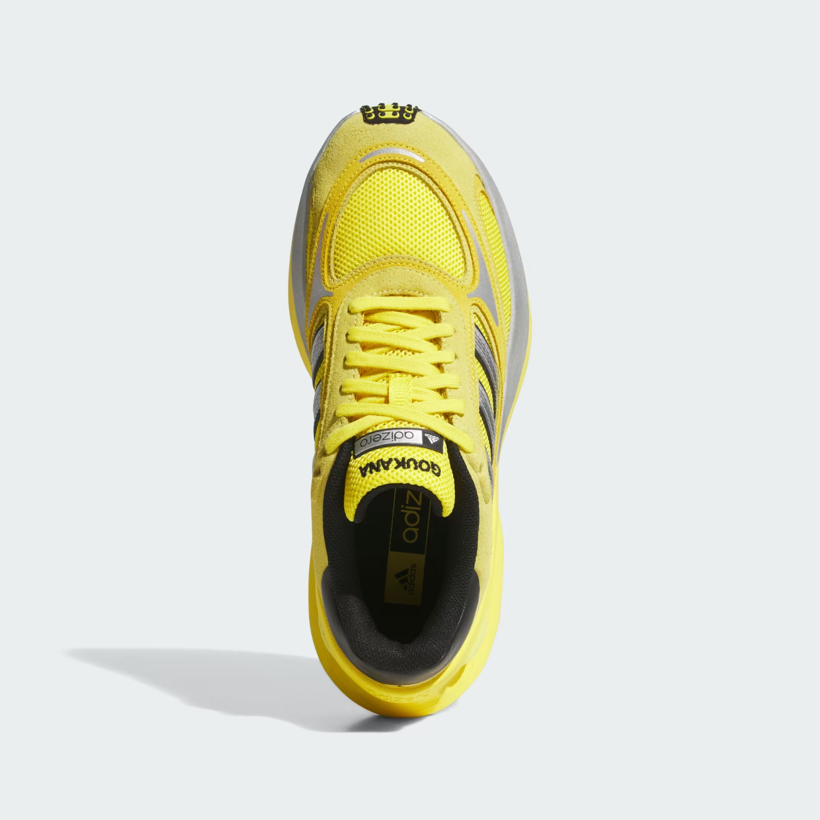 JP7177 adidas Adizero Goukana Yellow Light Yellow Core Black (Men's)