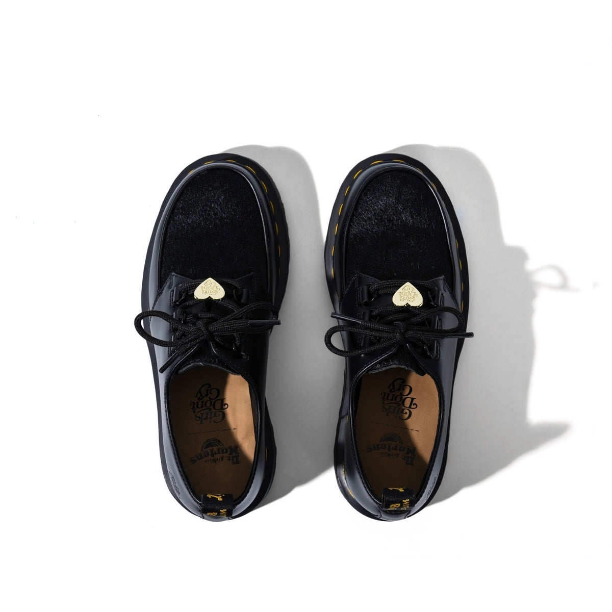 Girls Donât Cry Dr.Martens Ramsey Creeper Black VERDY