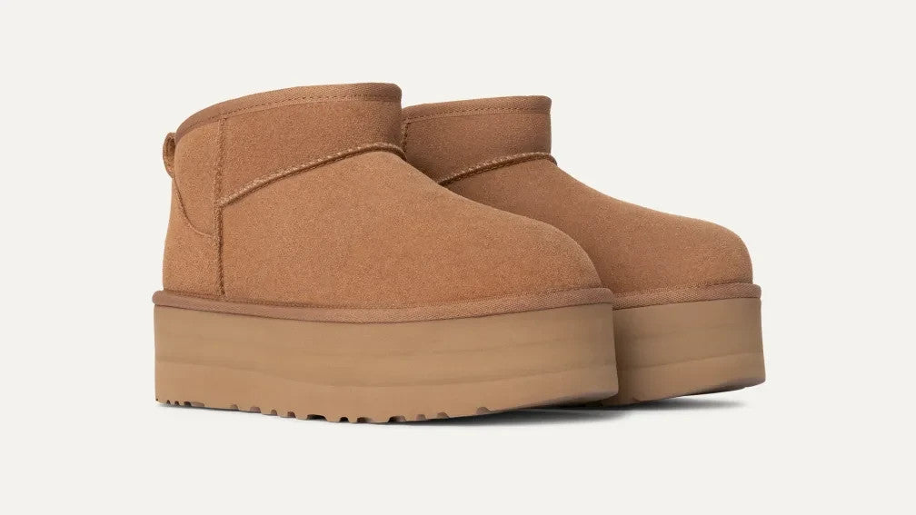 1135092-CHE UGG  Classic Ultra Mini Platform Chestnut (Women's)