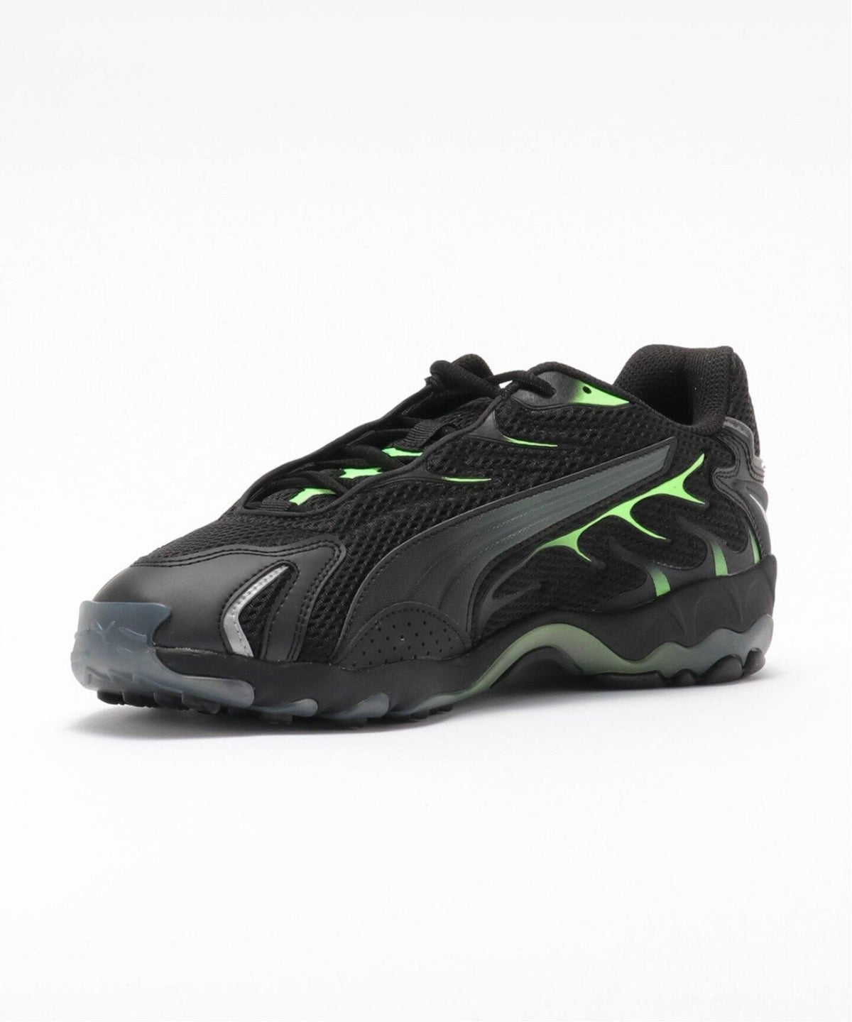 401560-01 Puma Inhale Puma Black Green Glare (Men's)