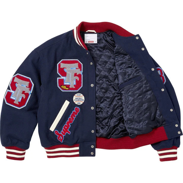Supreme Drill Team Varsity Jacket Navy