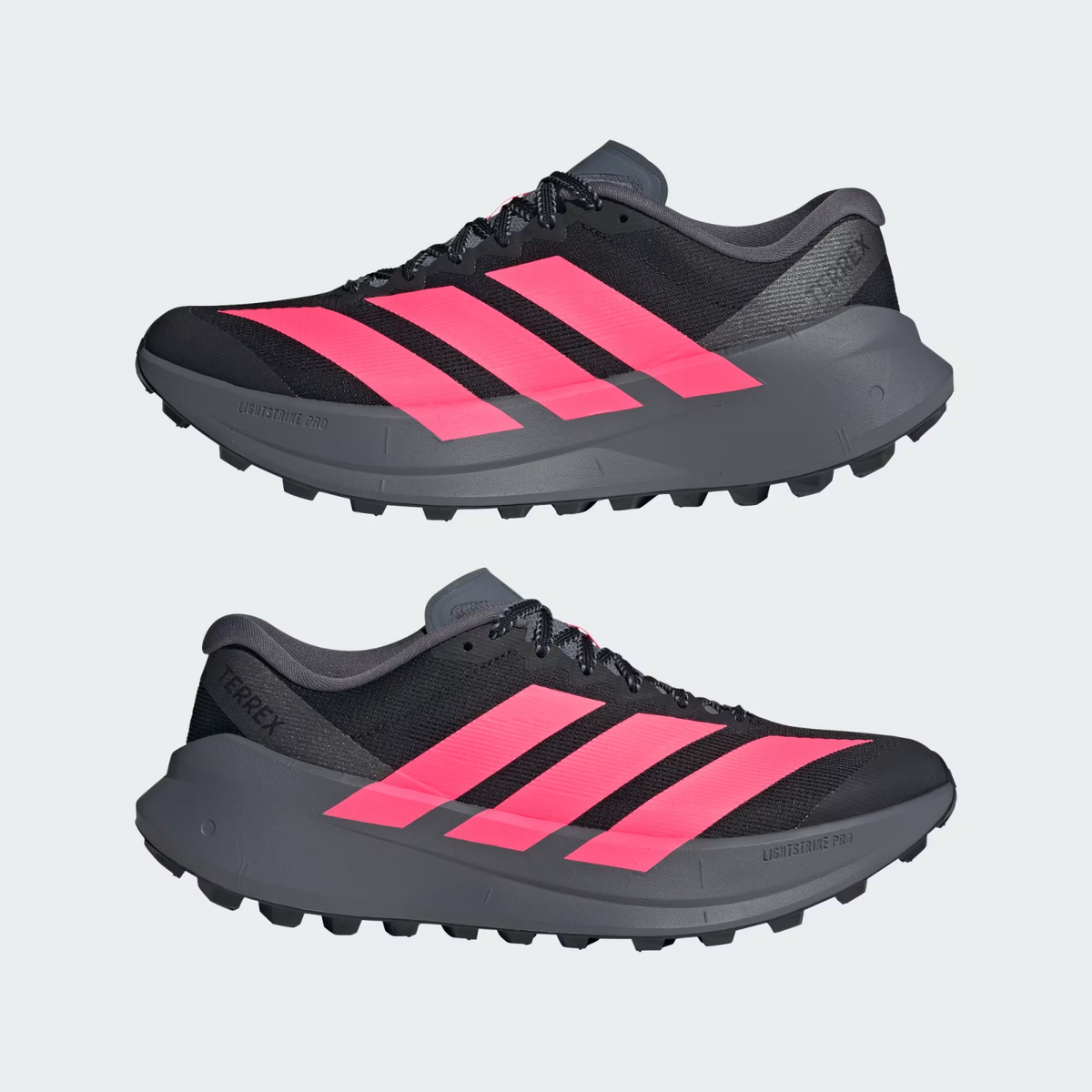 KZ8663 adidas Terrex Agravic SL Trail Running "Core Black/Solar Turbo" (Men's)