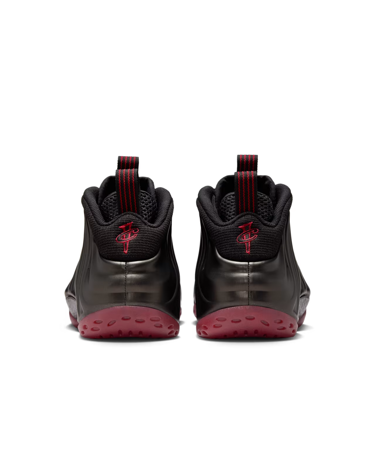 IB2219-001 Nike Air Foamposite One Cough Drop Black and Varsity Red 2025 (Men's)