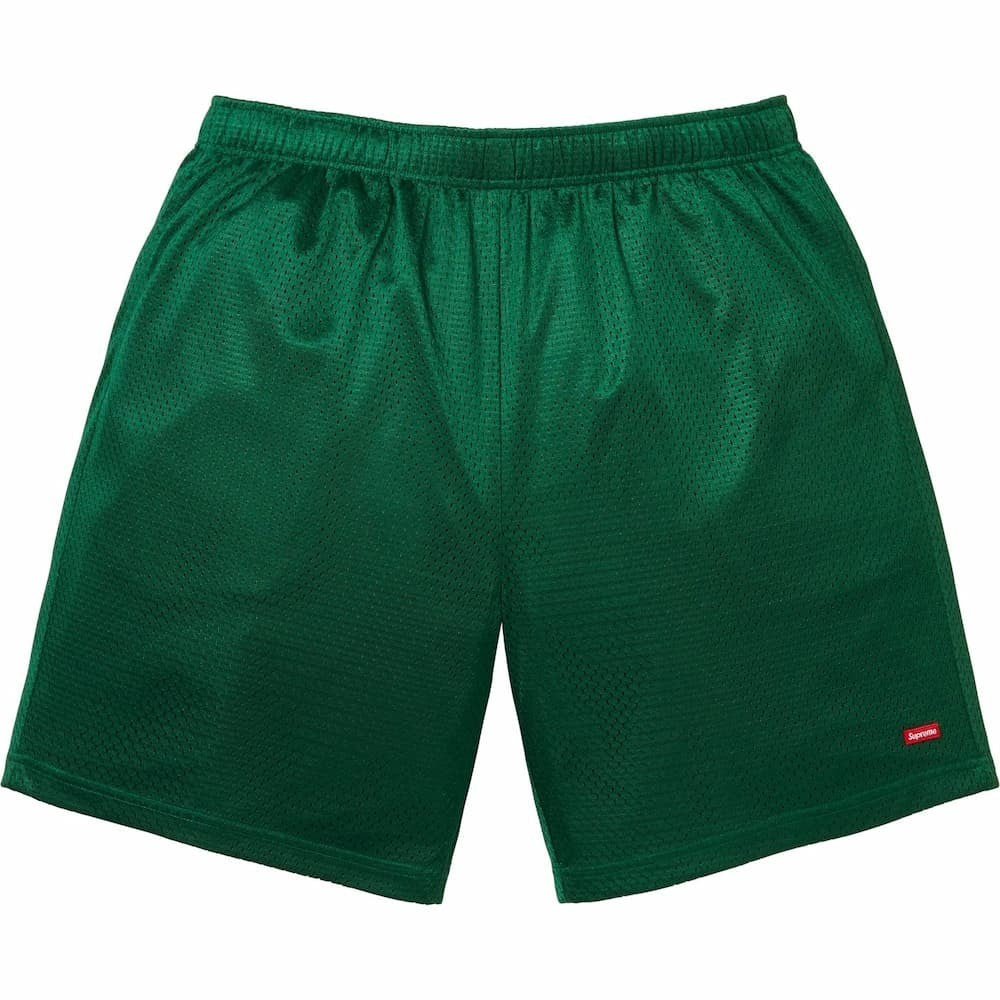 Supreme Small Box Baggy Mesh Short Green