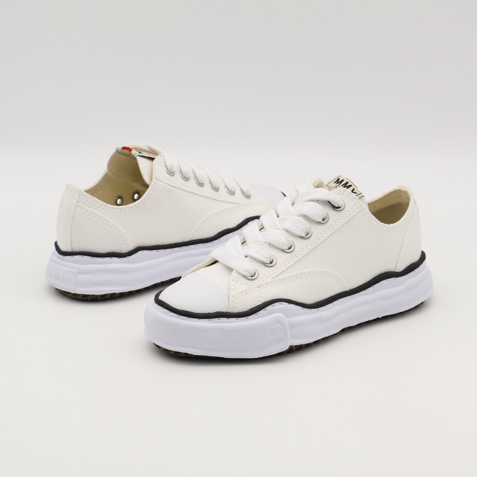 A01FW702-WHITE Maison MIHARA YASUHIRO PETERSON Original Sole Canvas Low (Men's)