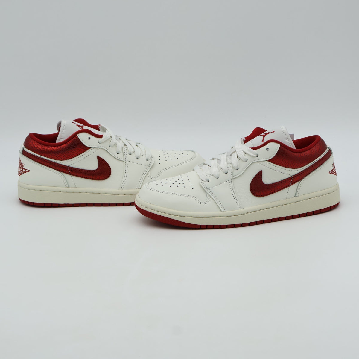 HJ9338-106 Nike  Air Jordan 1 Low SE Sail Team Red Varsity Red (Women's)