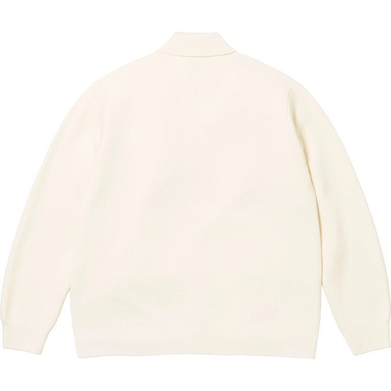 Supreme Studded Suede Zip Up Cardigan Multicolor