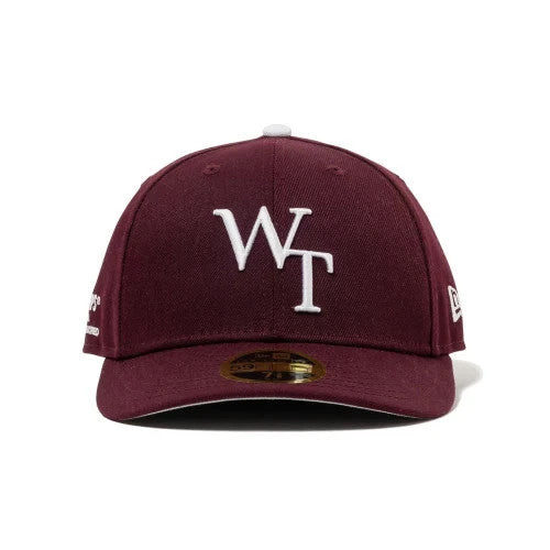 378639 WTAPS 59Fifty Low Profile Cap Poly Twill New Era Maroon 242NENED-HT02