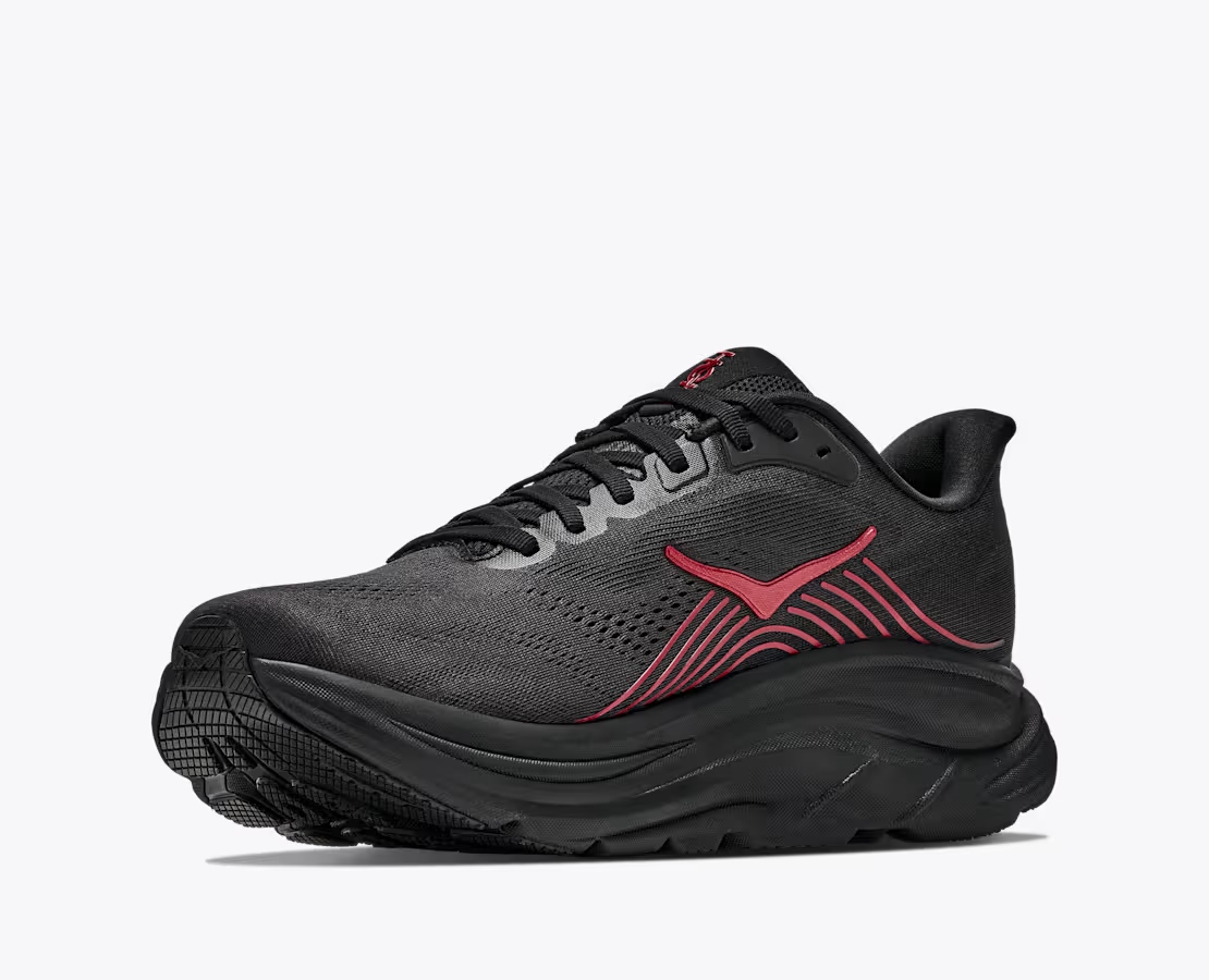 1176572-BLCKP Hoka Clifton 11 "Black/Black/Pewter" (Men's)