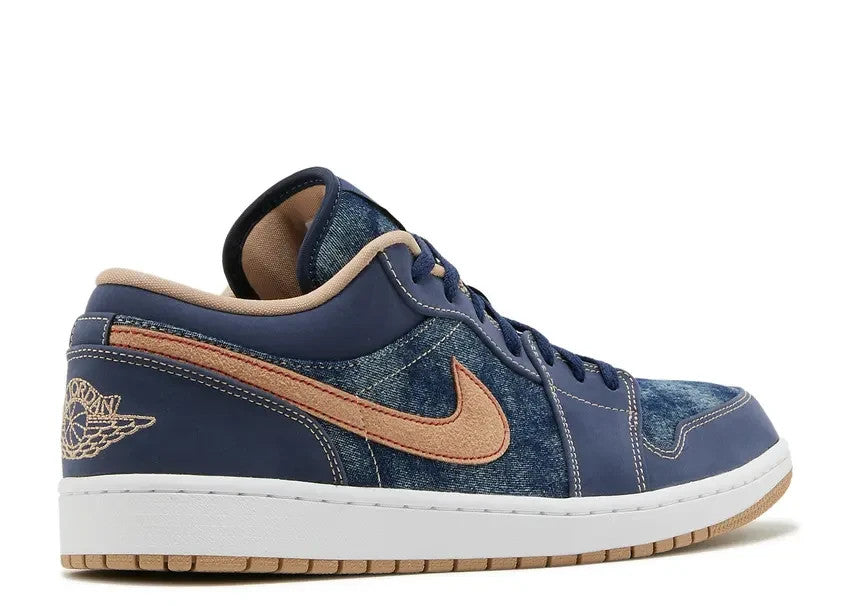 DH1259-400 Nike Air Jordan 1 Low "Denim" (Men's)