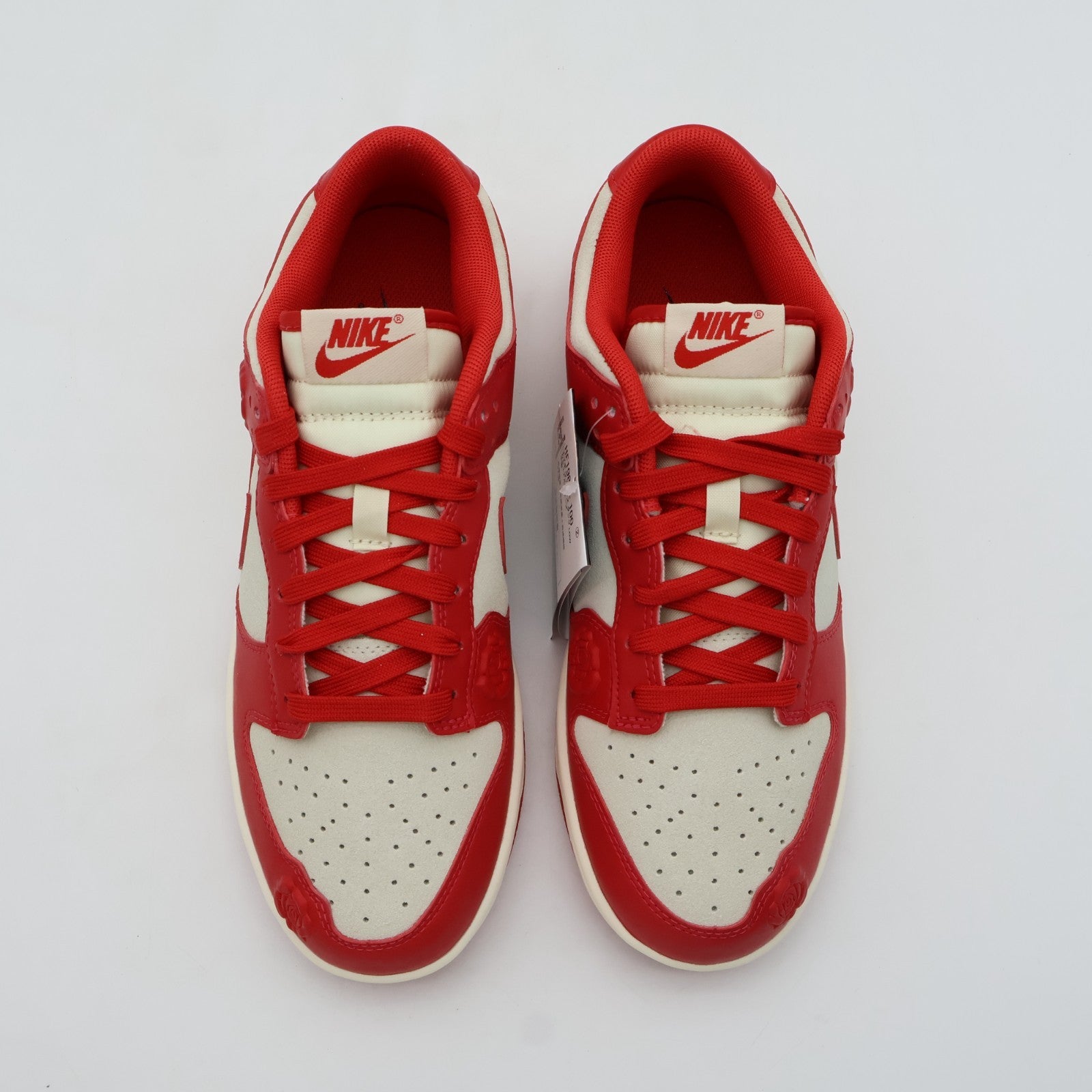HF1986-100 Nike Dunk Low Rose Embossed Ruby Red (Women's)