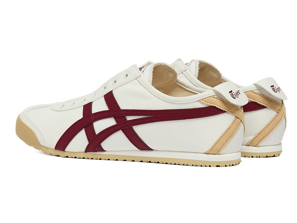 1183A360-131 Onitsuka Tiger Mexico 66 Slip-On Off WhiteBeet Juice (Men's)