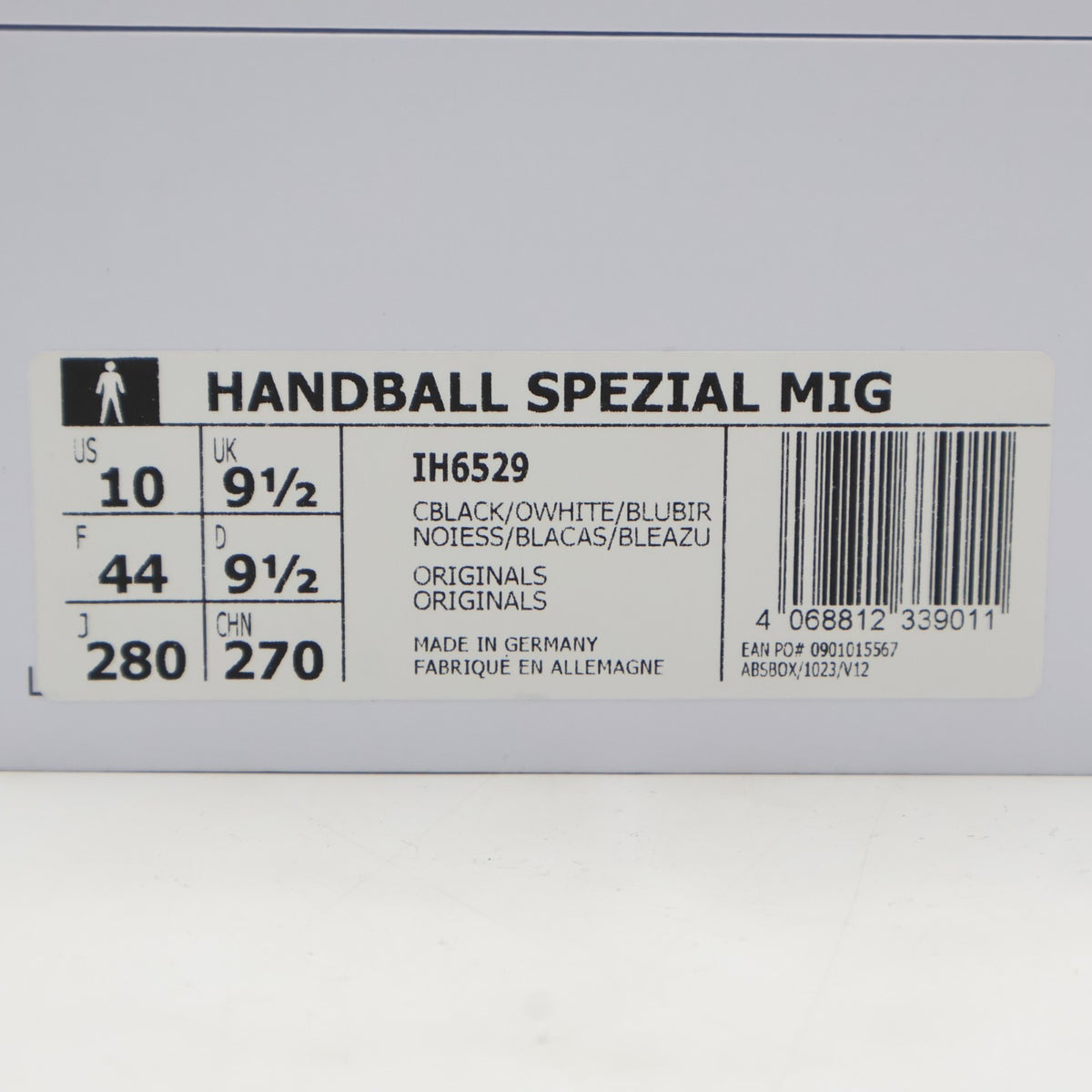 IH6529 adidas Handball Spezial Made in Germany Core Black Off White (Men's)
