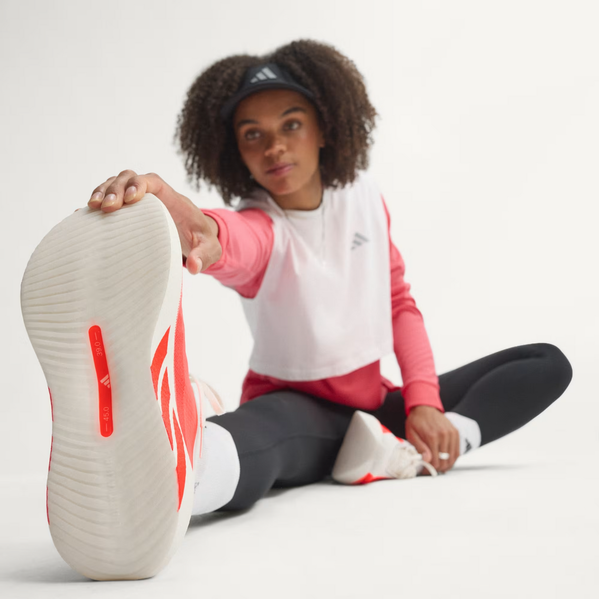 KI4406 adidas Hyperboost Edge "Hyper White/Solar Turbo" (Women's)