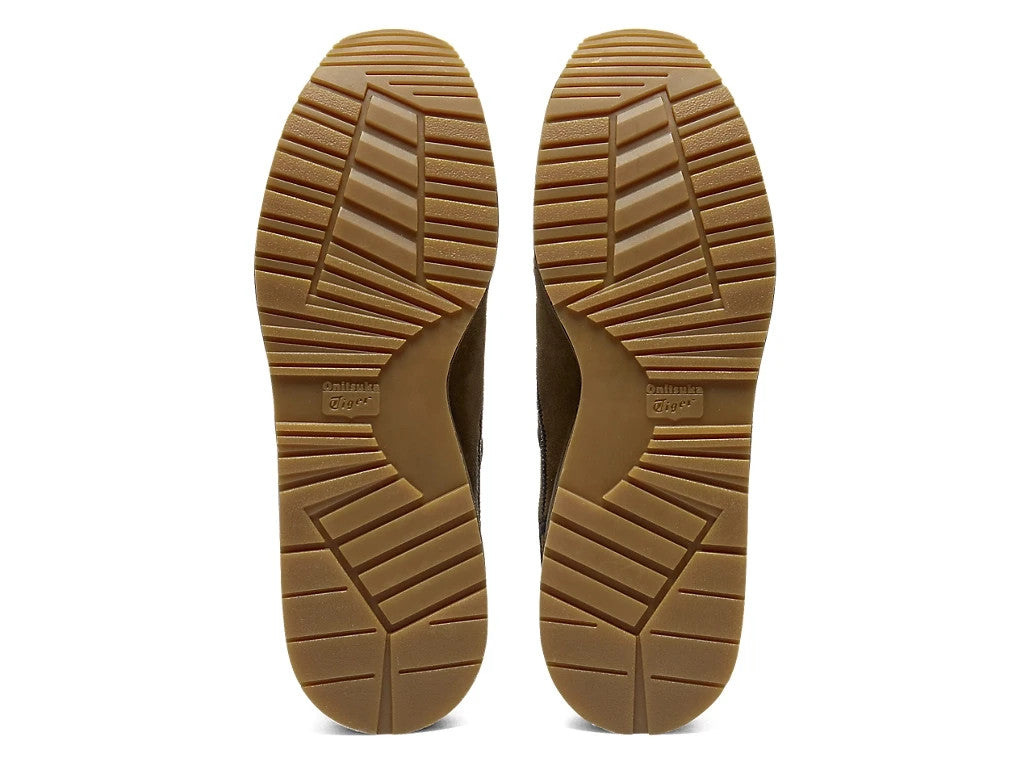 1183C447-201  ONITSUKA TIGER Tiger Ally Stitch Brown Storm Vibrant Yellow(Men's)