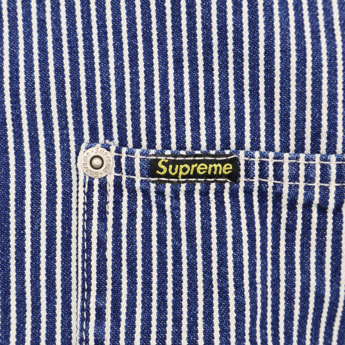 Supreme Loose Fit S/S Denim Painter Shirt Stripe
