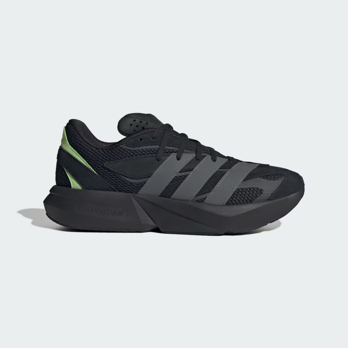 JR3465 adidas Lightblaze Core Black Grey Five Lime Burst (Men's)