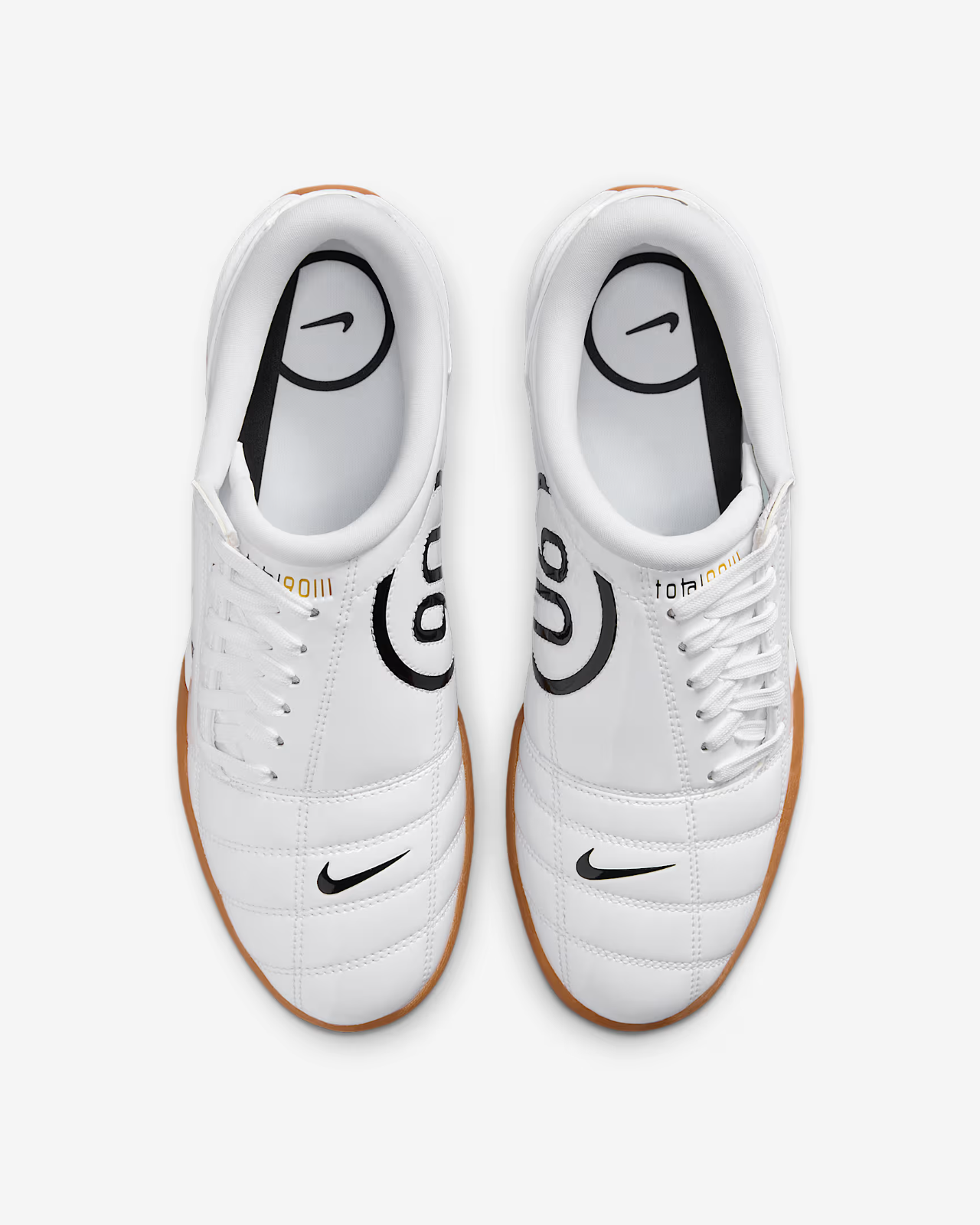 IB5666-100 Nike Total 90 3 White Metallic Gold Black (Women's)