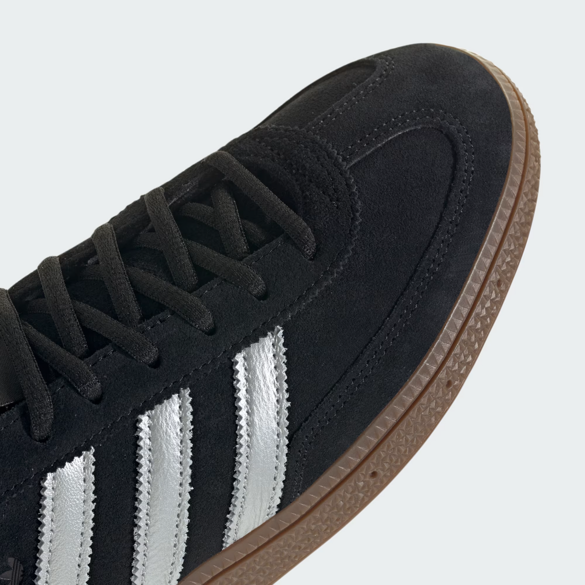 KJ1185 Mercedes AMG adidas Handball Spezial Core Black Silver Metallic (Men's)