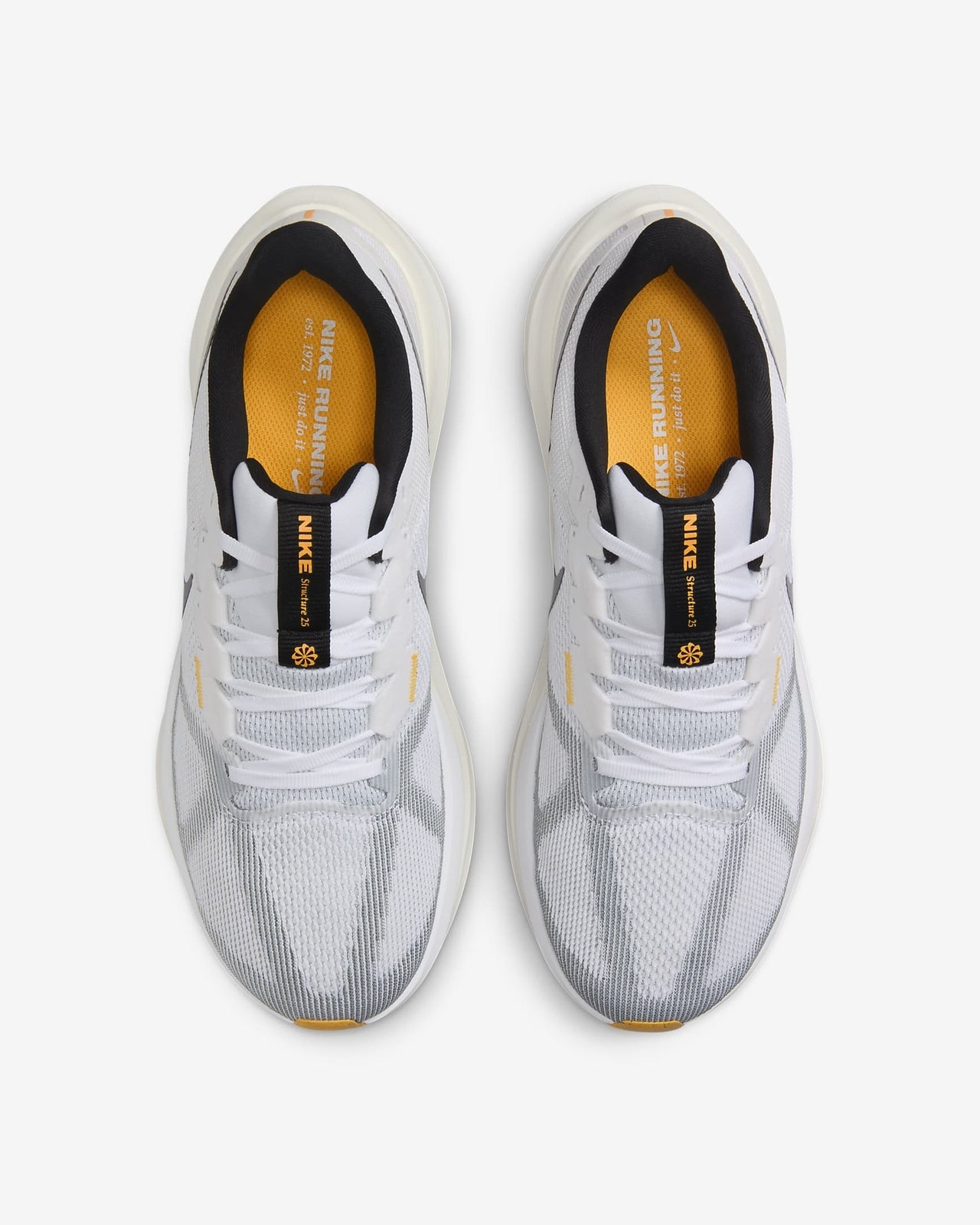 DJ7883-110 Nike Structure 25 White Laser Orange Smoke Grey Black (Men's)