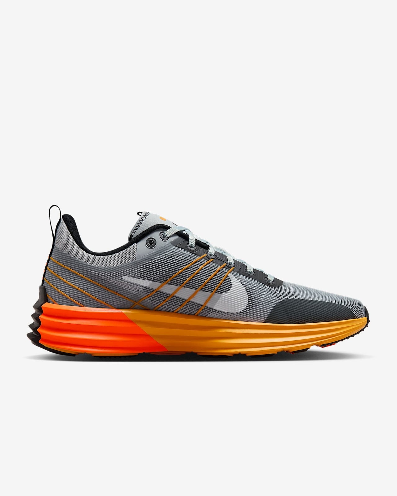 DV2440-007 Nike Lunar Roam Wolf Grey Pure Platinum Total Orange White (Men's)