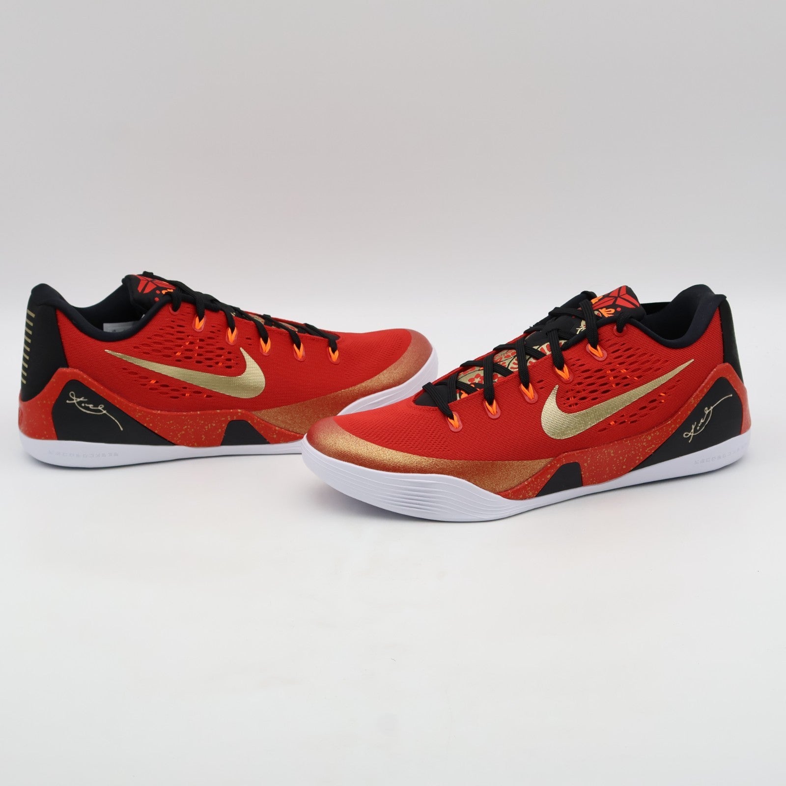 IH1400-600 Nike Kobe 9 Low Protro EM China University Red and Metallic (Men's)