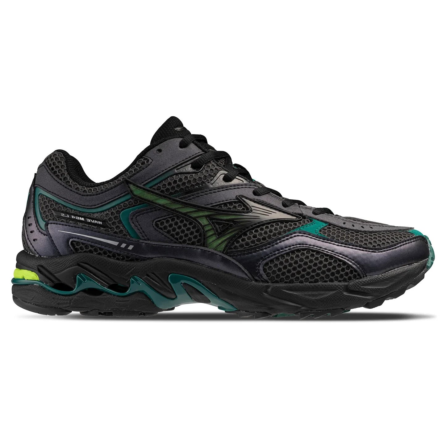 D1GA260B01 Mizuno Wave MG4 LS "Dark Grey/Green" (Men's)