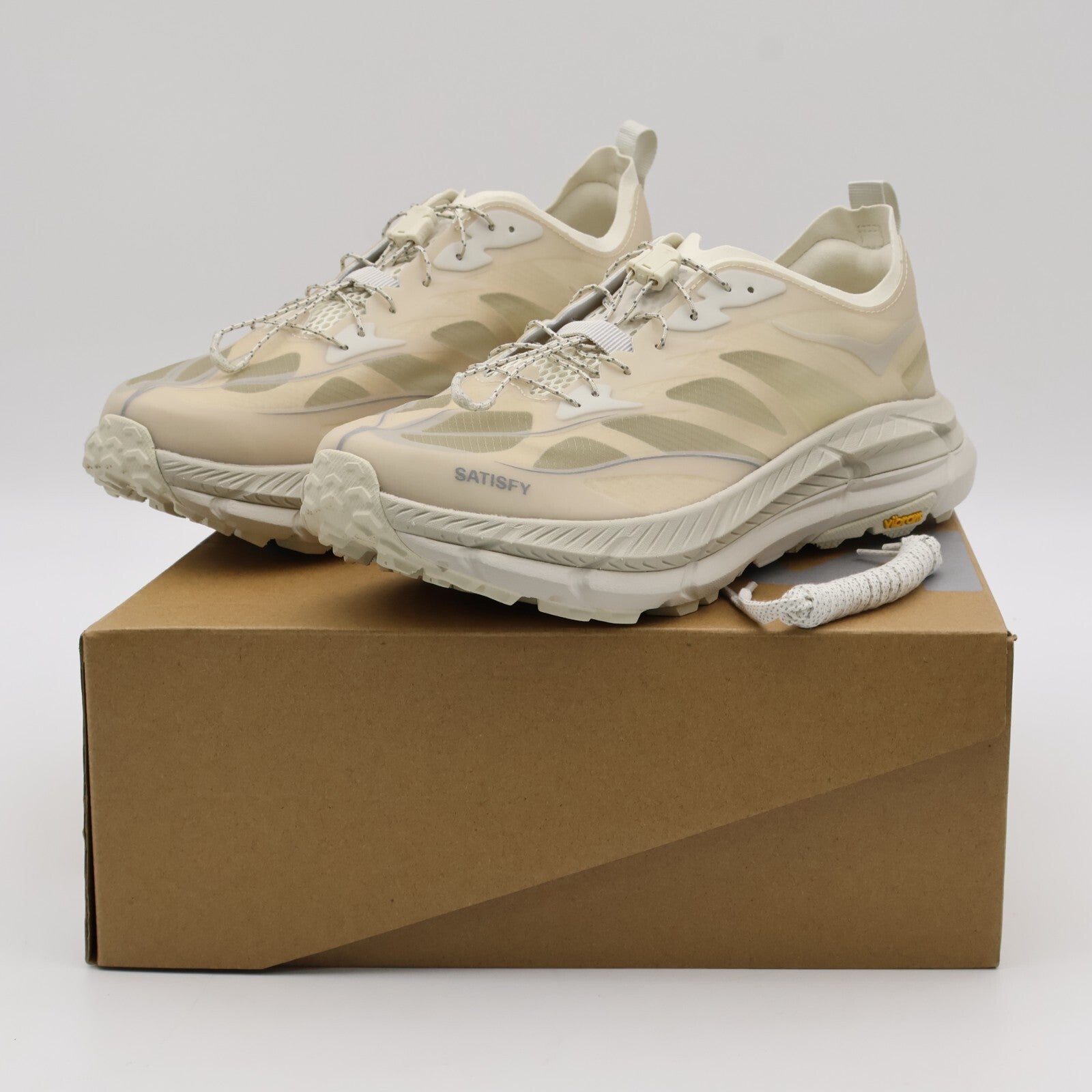 1157050-BONE Satisfy Hoka Mafate Speed 4 Lite Bone (Men's)