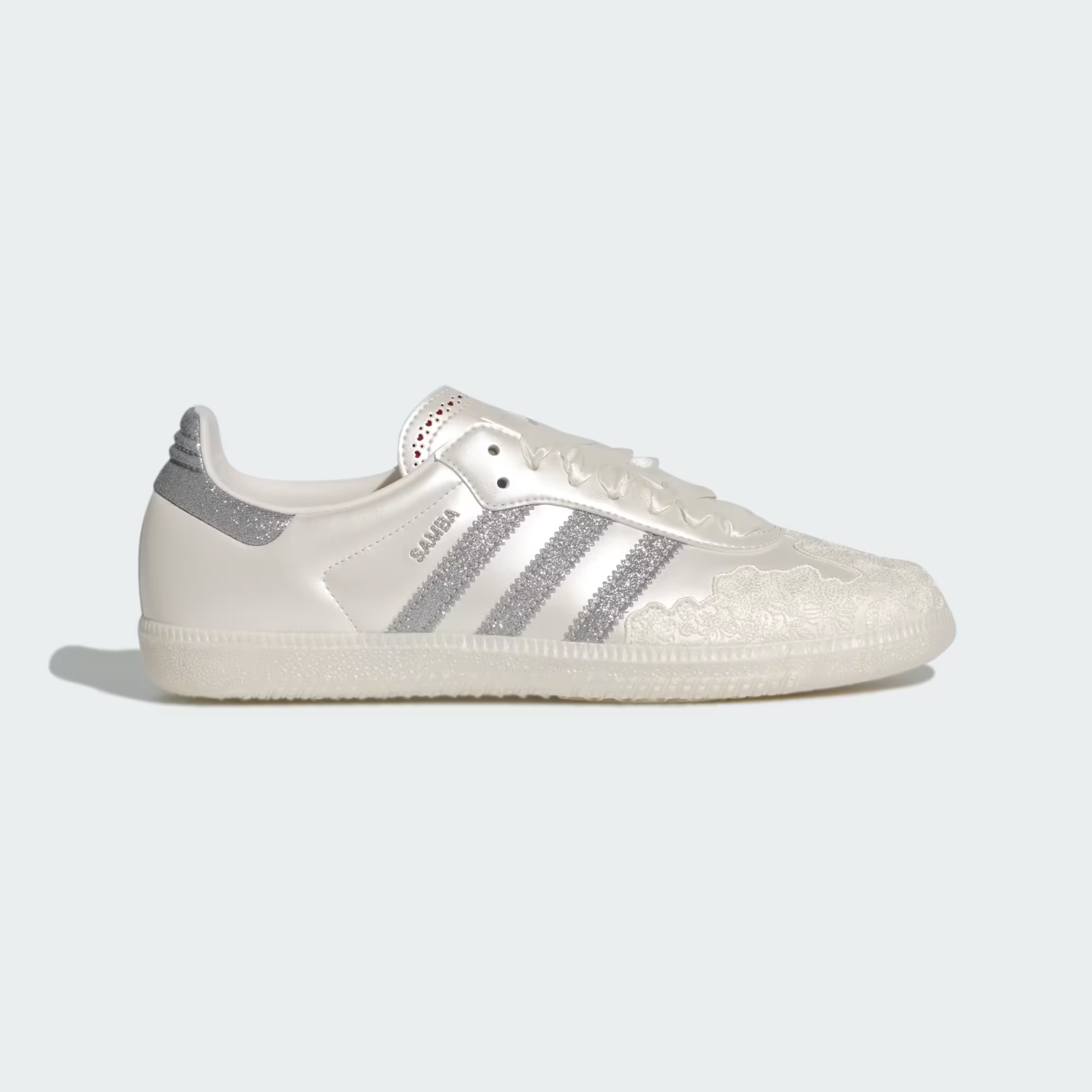 HP3658 adidas Samba OG Chalk White Silver Metallic (Women's)