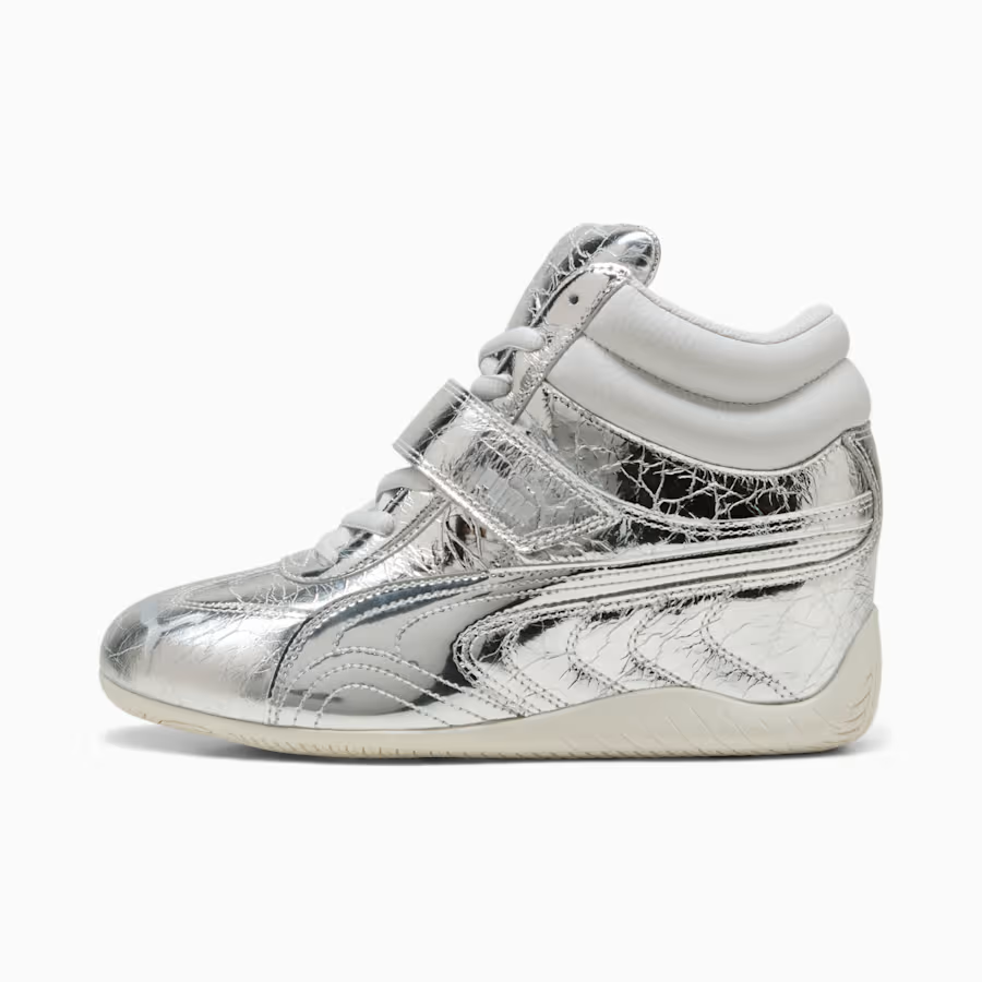 408366-01 Puma Speedcat Wedge Luster "Puma Silver/Vapor Gray" (Women's)