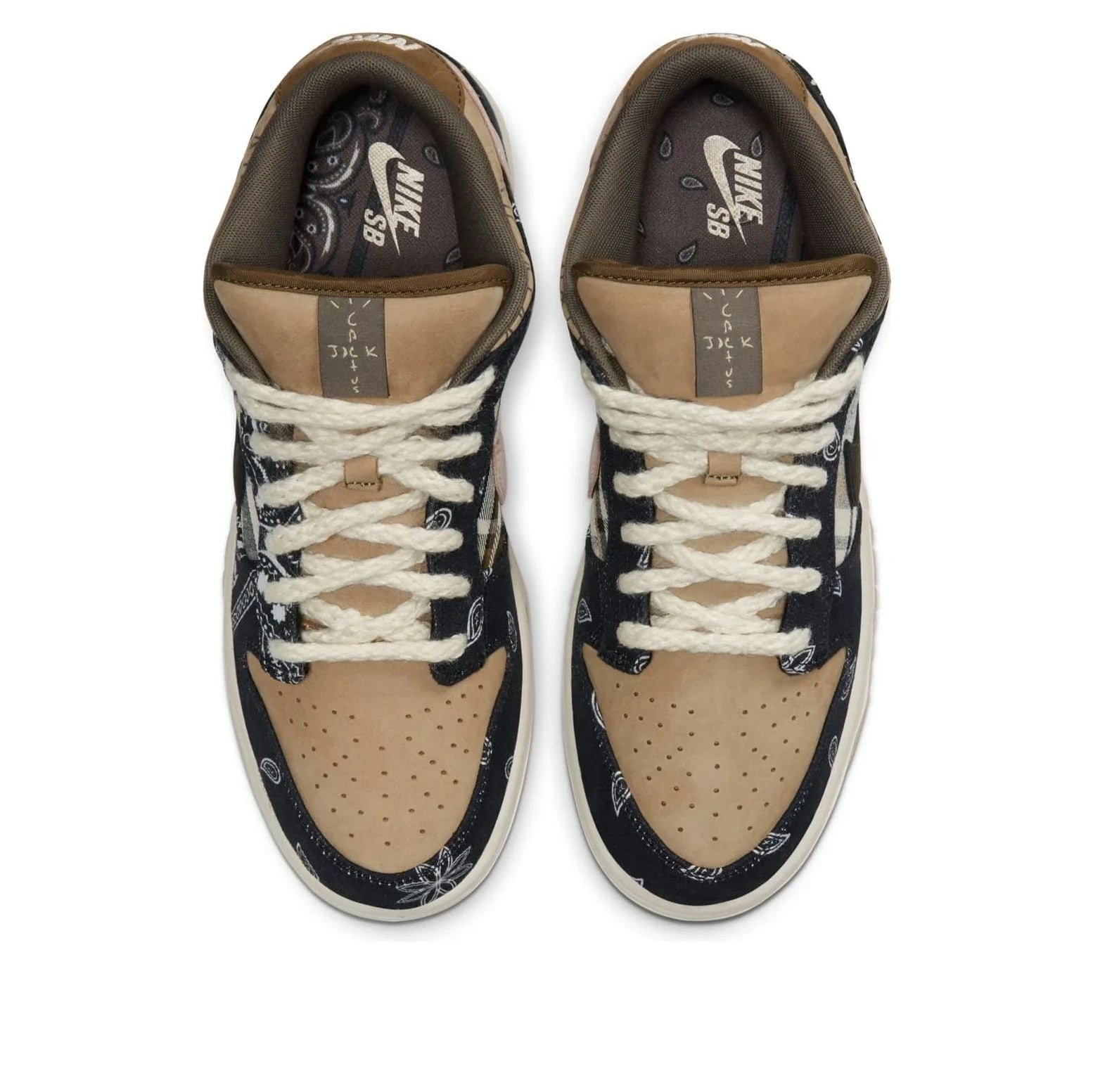CT5053-001 Travis Scott Ã Nike SB Dunk Low "Black/Parachute Beige" (Men's)