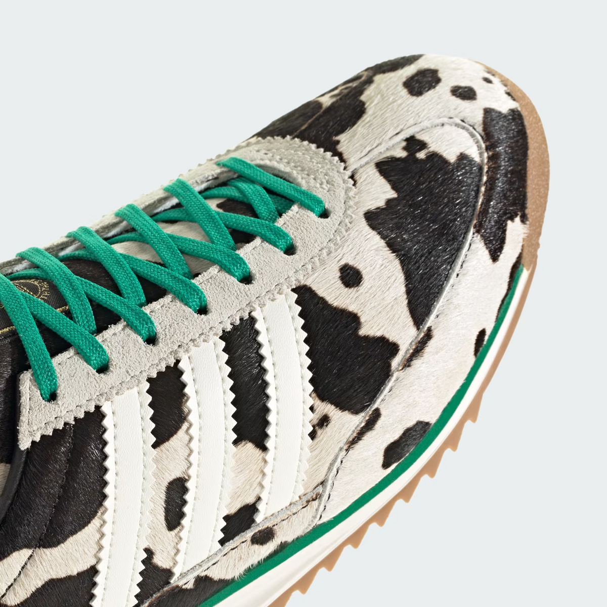 JR1639 adidas Originals SL72 OG Core Black Off White Court Green (Women's)