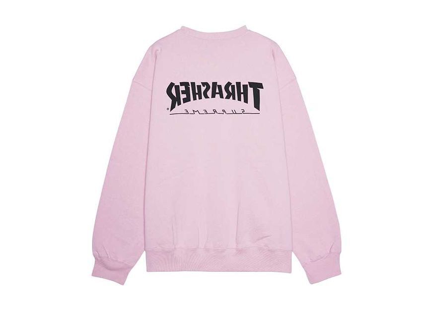 Supreme Thrasher Crewneck Dusty Rose