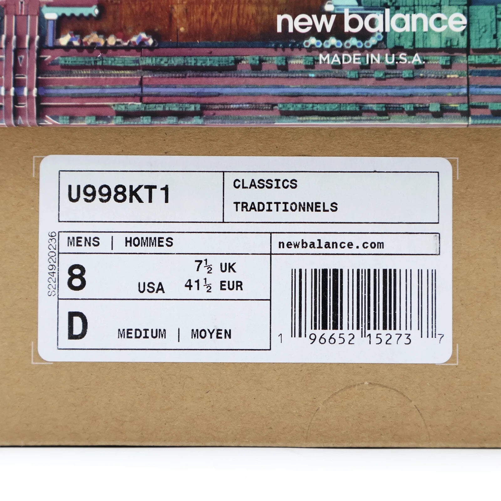 U998KT1 KITH Ronnie Fieg & Frank Lloyd Wright Foundation New Balance 998 (Men's)