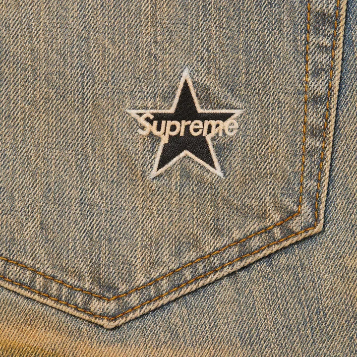 Supreme Regular Jean (25FW) Dirty Indigo