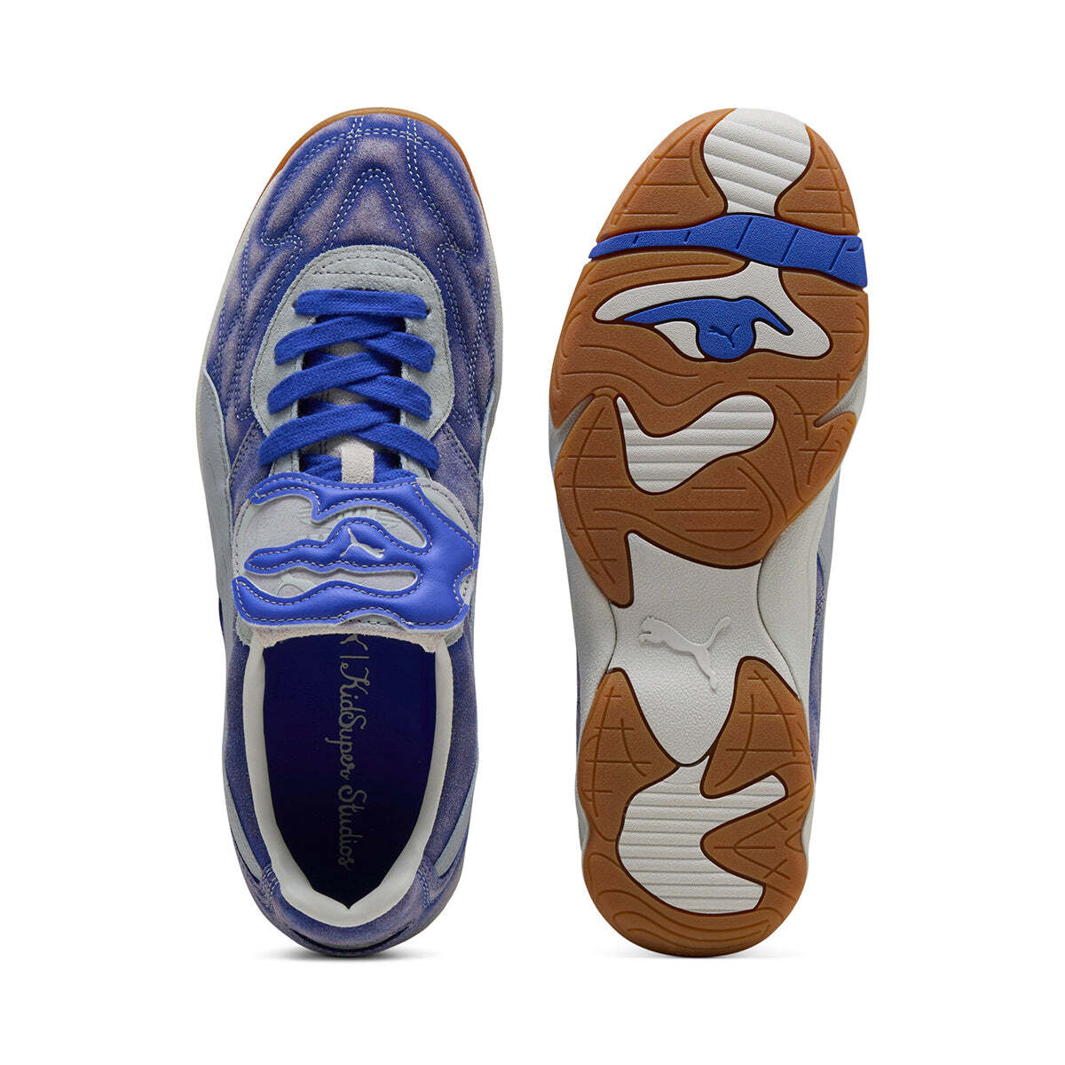 401180-01 Kidsuper Puma King Indoor Dart Blue Grey Fog (Men's)