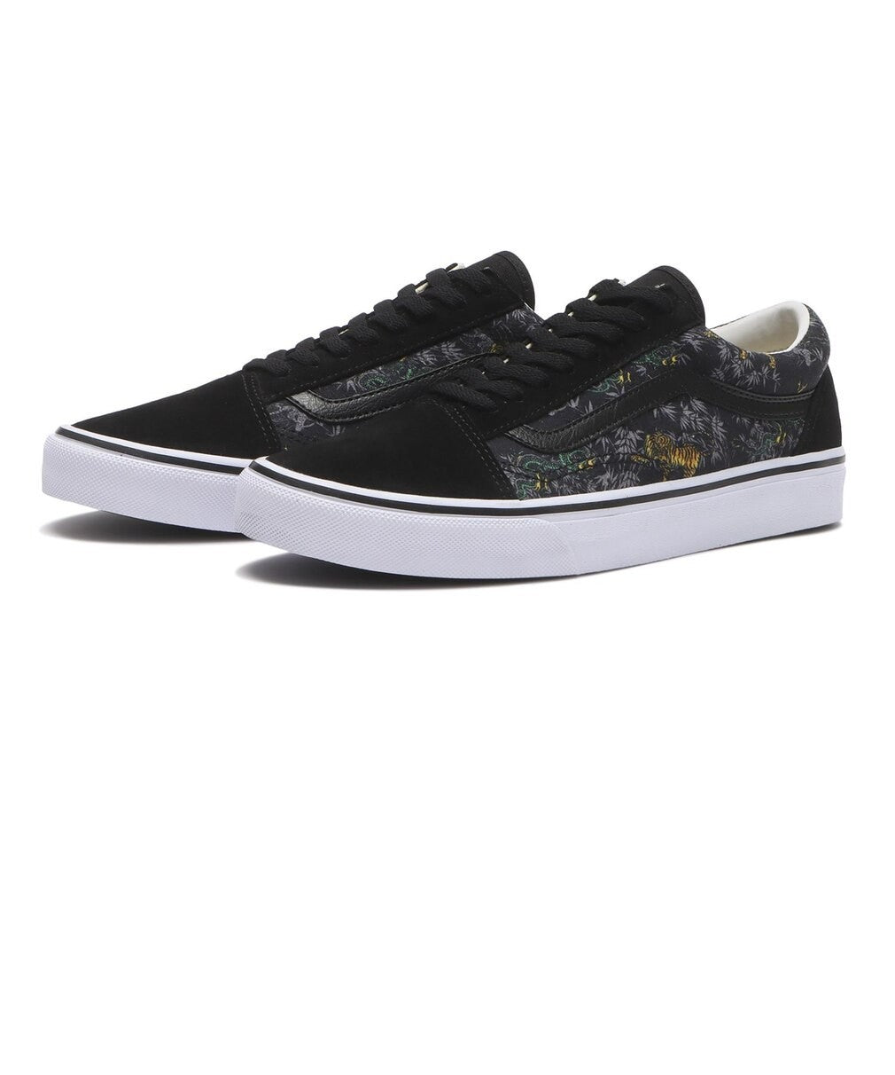 705933-0002 Vans Old Skool "Black/Aloha" (V36CF ALH)
