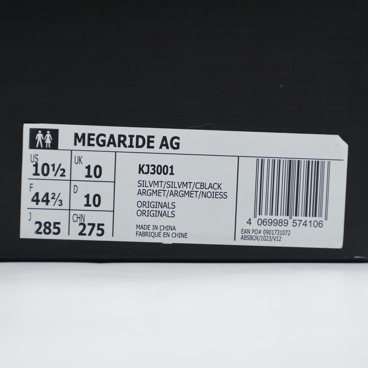KJ3001 adidas Megaride AG Silver Metallic (Men's)