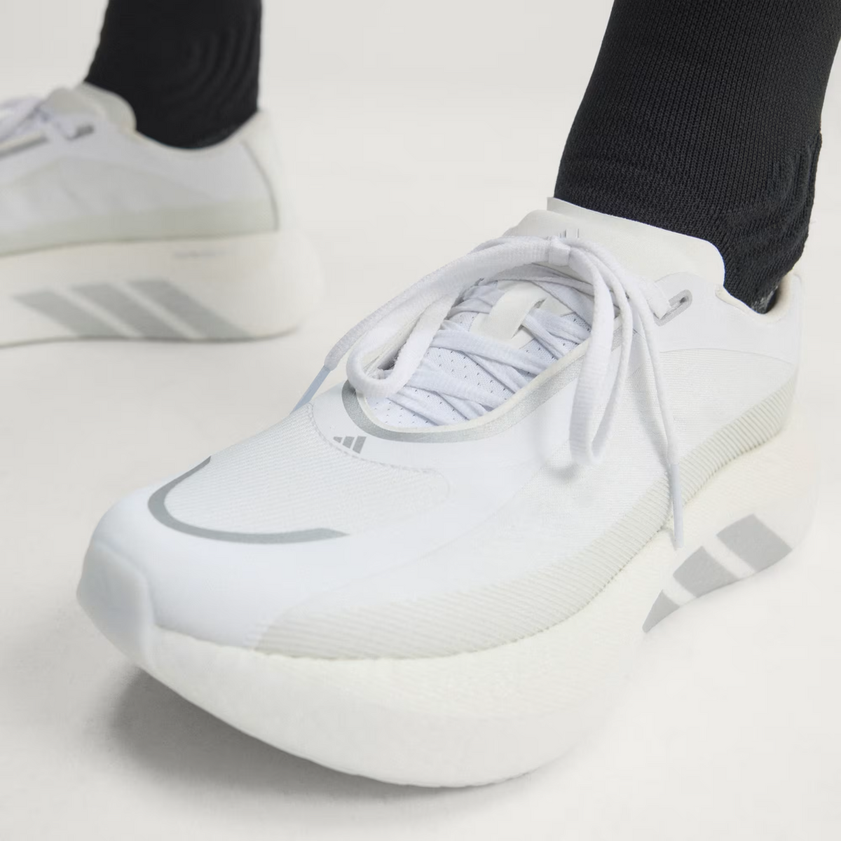 KI4426 adidas Hyperboost Edge Running "Cloud White/Silver Metallic" (Women's)