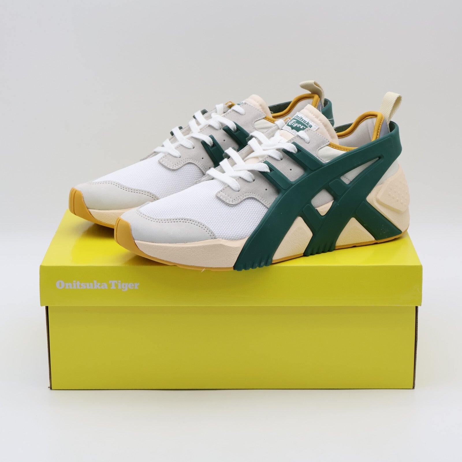 1183A795-102 Onitsuka Tiger Big Logo Trainer 2.0 White Pine Green (Men's)
