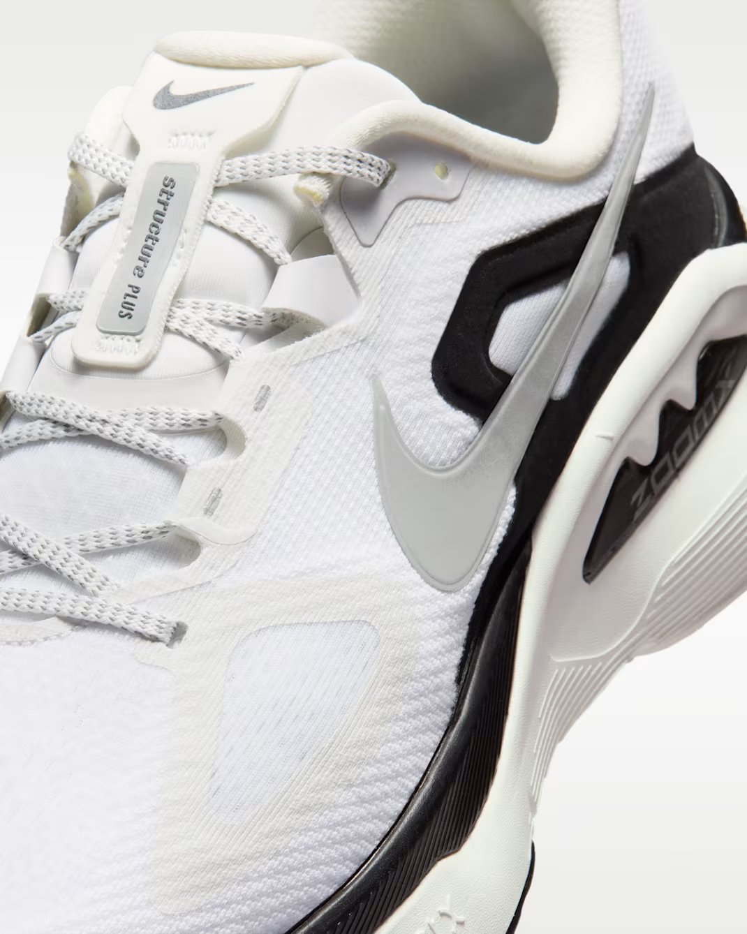 II7192-100 Nike Structure Plus Summit White Black (Men's)
