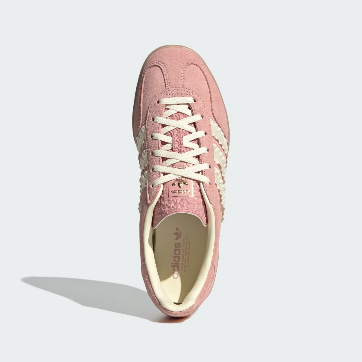 JS1413 adidas Originals  Gazelle Indoor Wonder Mauve Crew White Gum 3 (Women's)