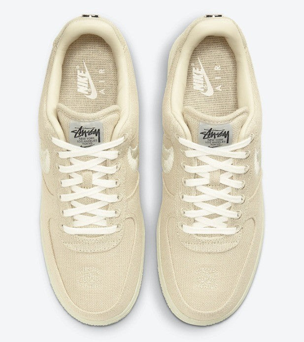 CZ9084-200 Stussy Ã Nike Air Force 1 Low "Fossil Stone" (Men's)