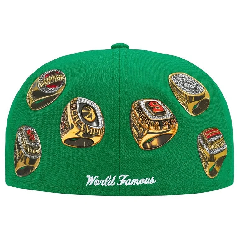 Supreme Rings Box Logo New Era Green