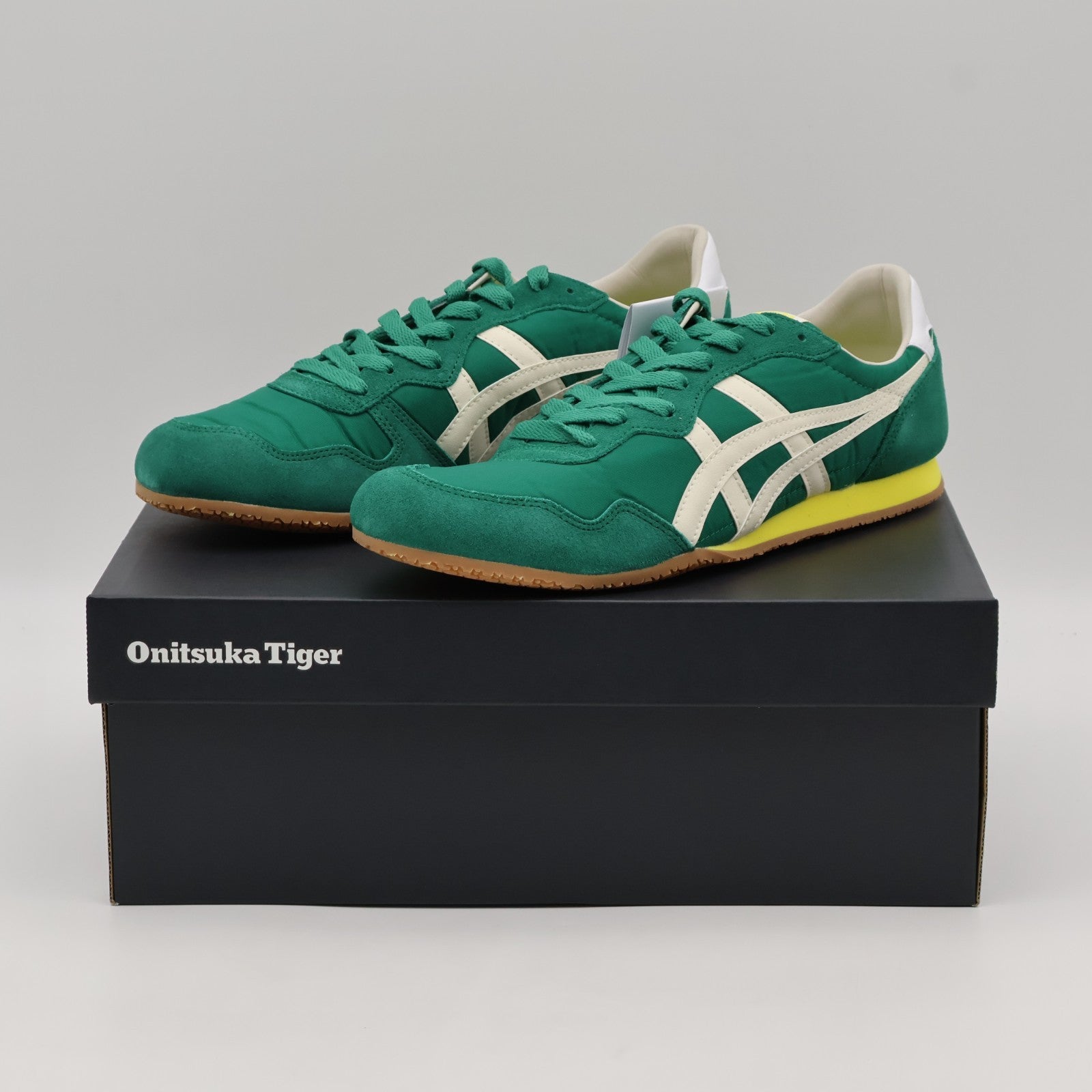 1183B400-307 Onitsuka Tiger Serrano Forest Green Cream (Men's)