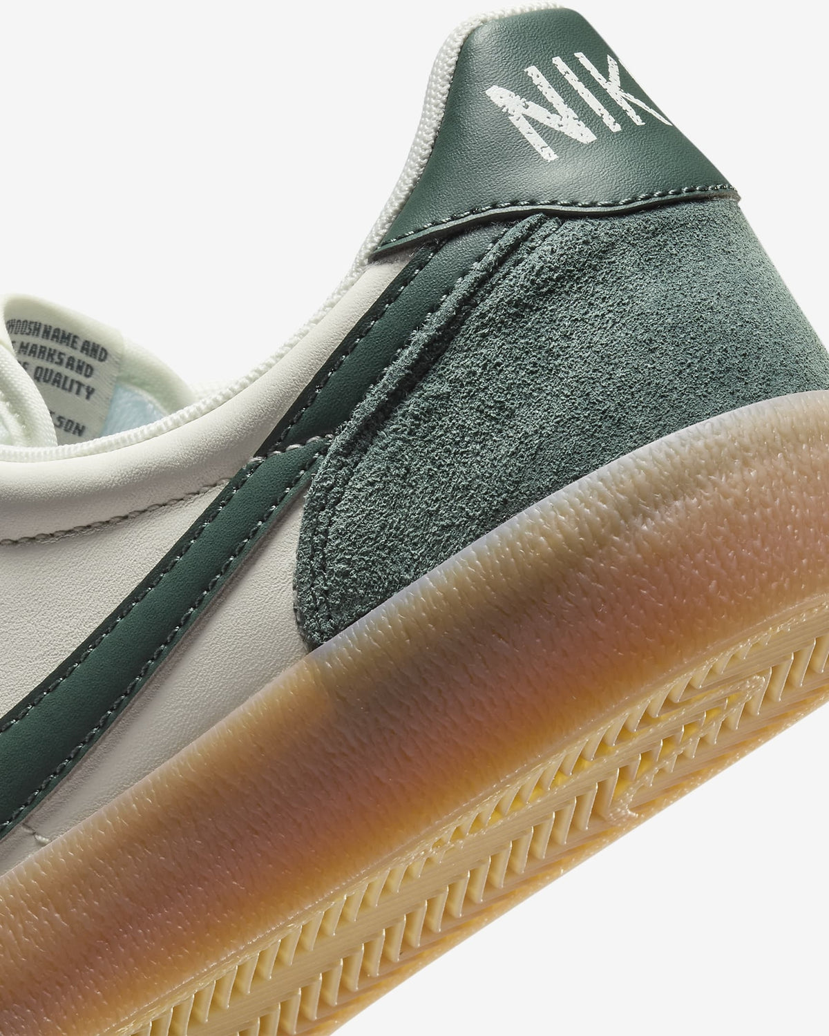 HQ3402-133 Nike Women's Killshot 2 Sail Gum Yellow Vintage Green (Women's)