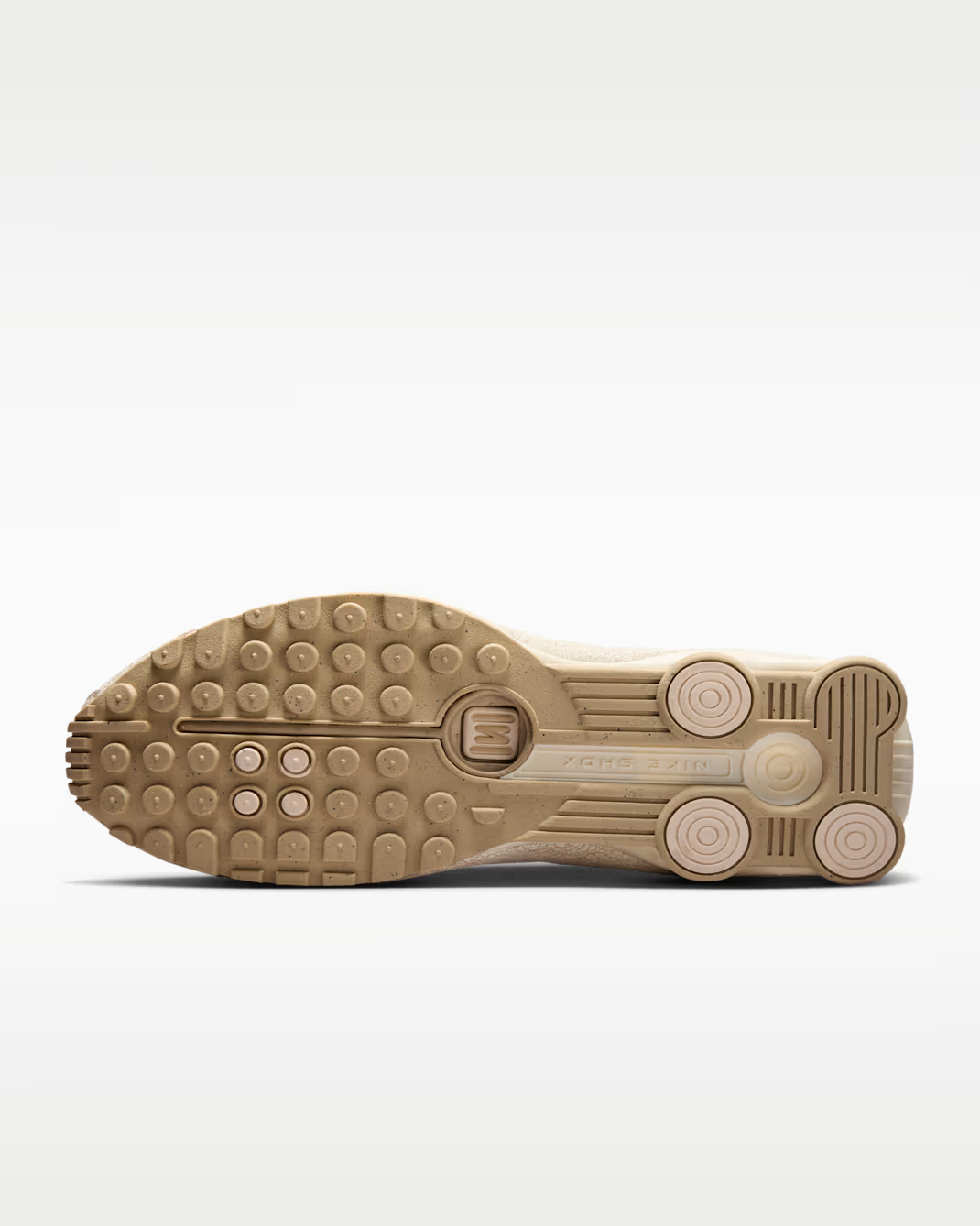 IO4544-100 Nike Shox R4 Natural Metallic Silver (Men's)